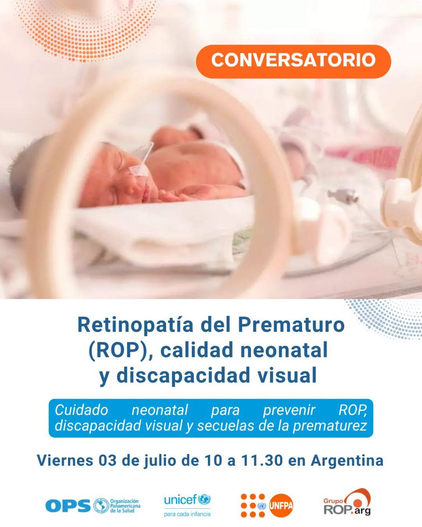 Afiche evento conversatorio