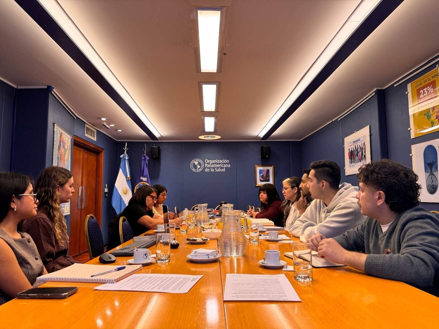 Foto del encuentro