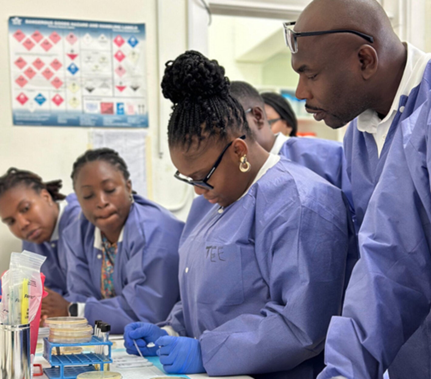 Laboratory staff