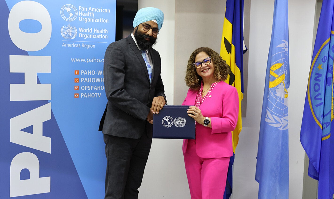 Leadership transition at PAHO Barbados country office