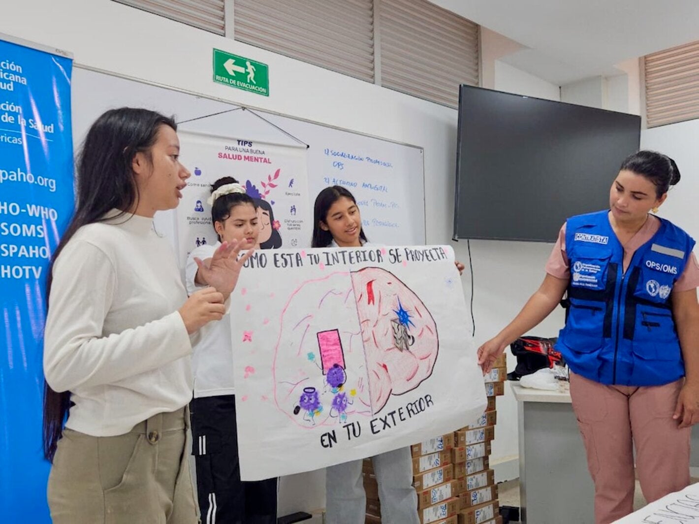 presentacion en salon de clase