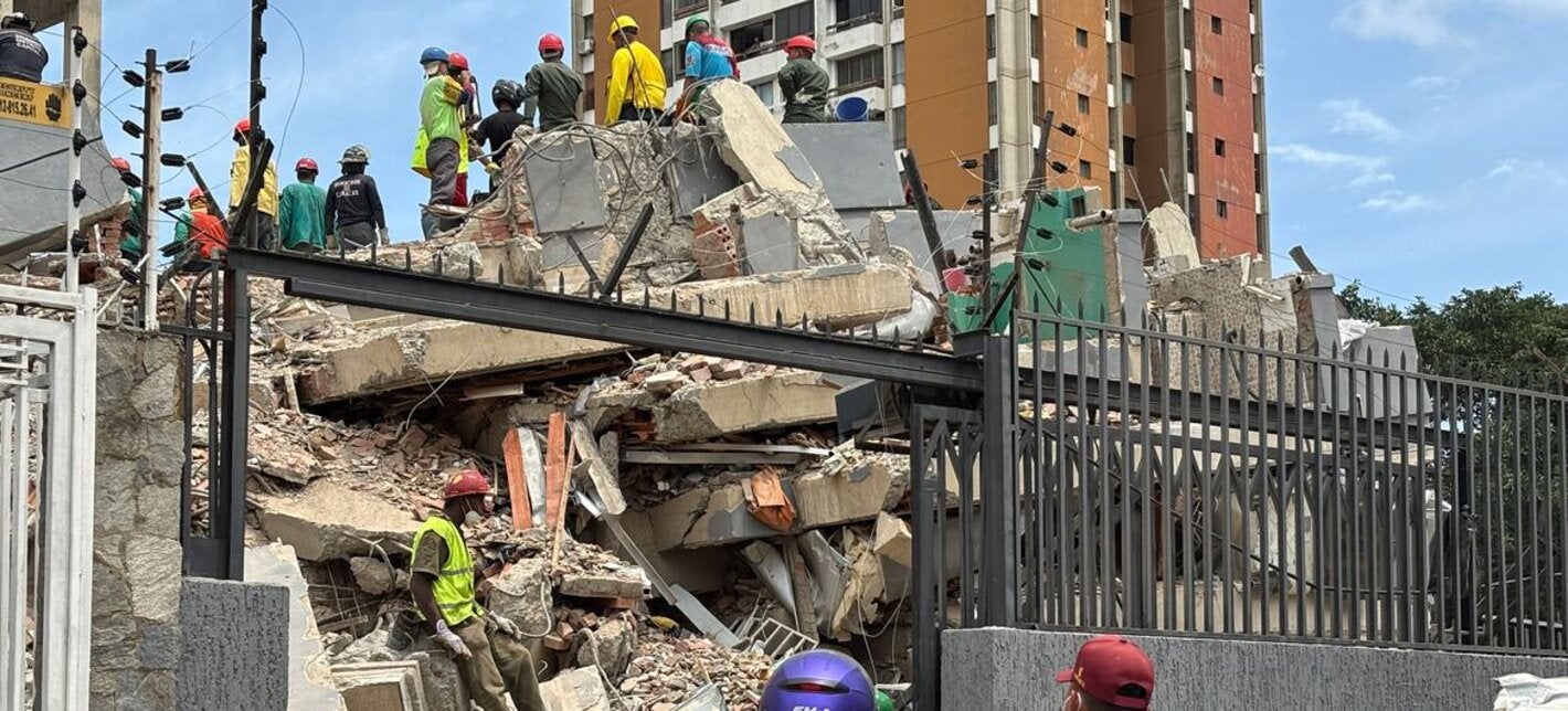 Destroyed building -  UNOCHA/Luisana Solano