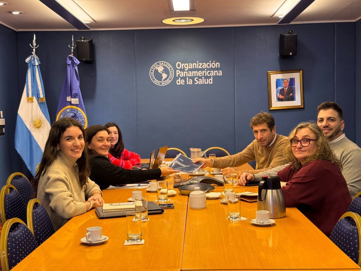 Foto de los participantes del encuentro