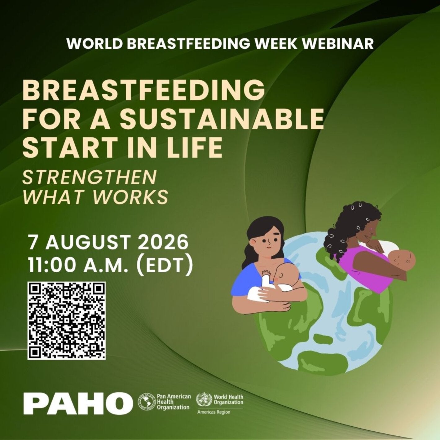a world graphic with two woman breastfeeding