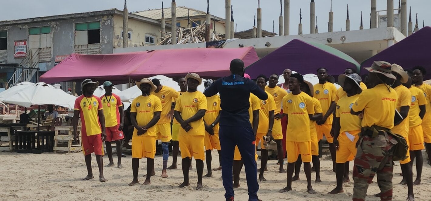 Lifeguard training, Accra, Ghana