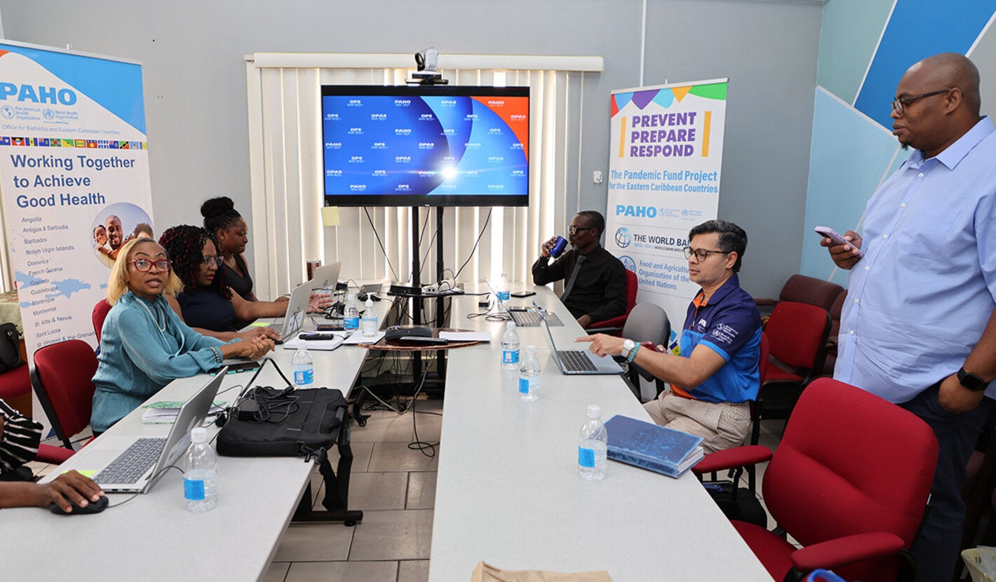 Training on centralized health workforce database in St. Kitts and Nevis