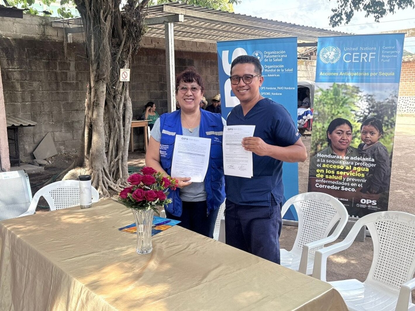 OPS entrega obras WASH en establecimientos de salud