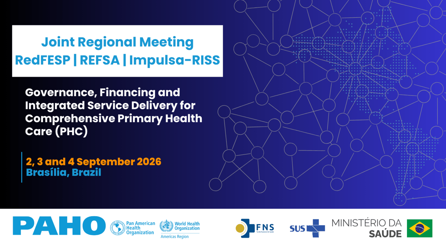 Joint Regional Meeting Banner RedFESP - REFSA - Impulsa-RISS