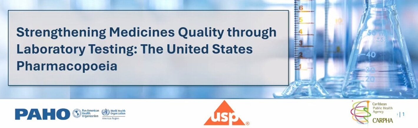 PAHO and CARPHA Host Second Webinar on Strengthening Medicine Quality through Laboratory Testing 