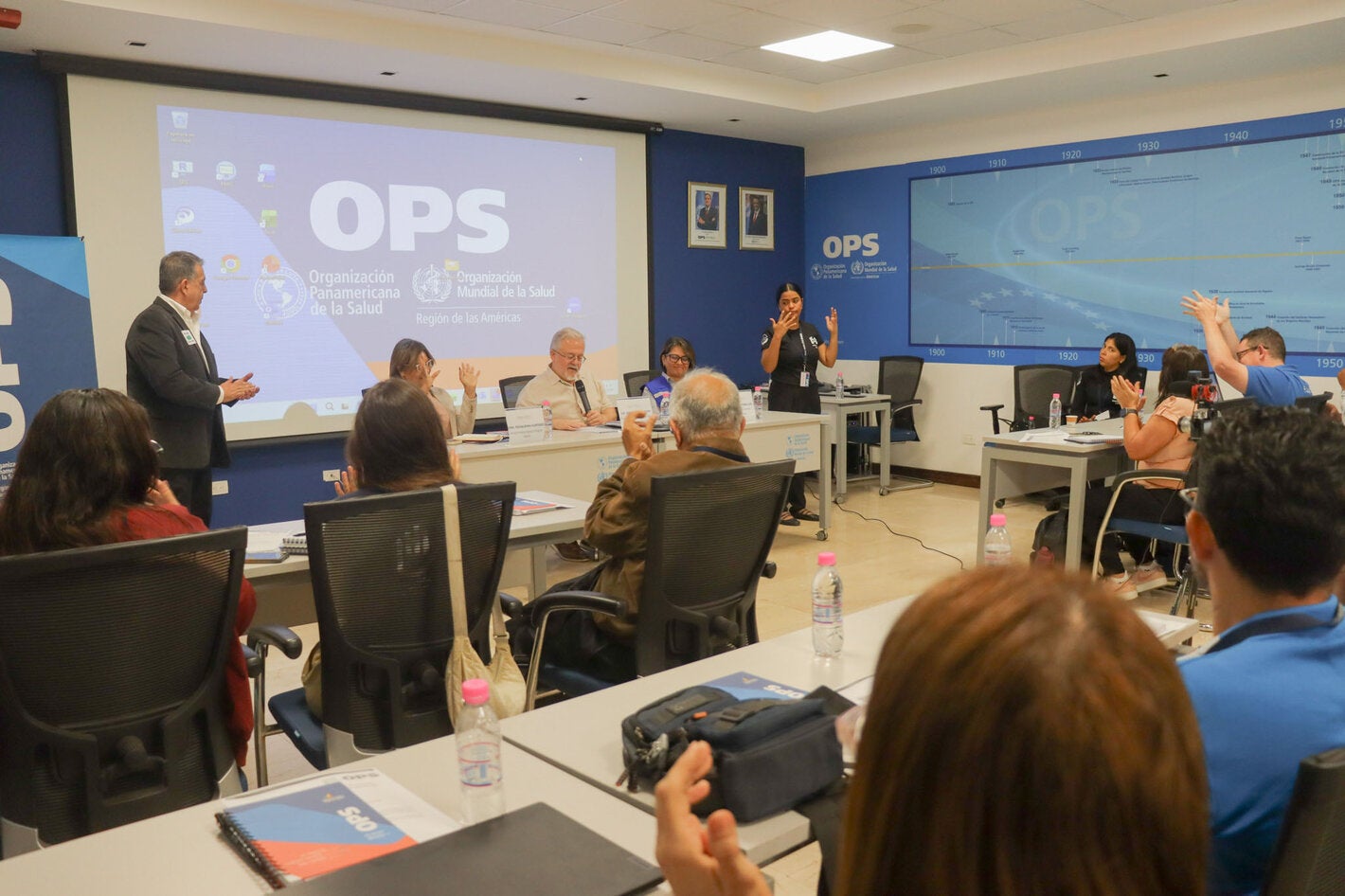 Los principales actores en materia de rehabilitación se dieron cita en la sede de la OPS en Venezuela
