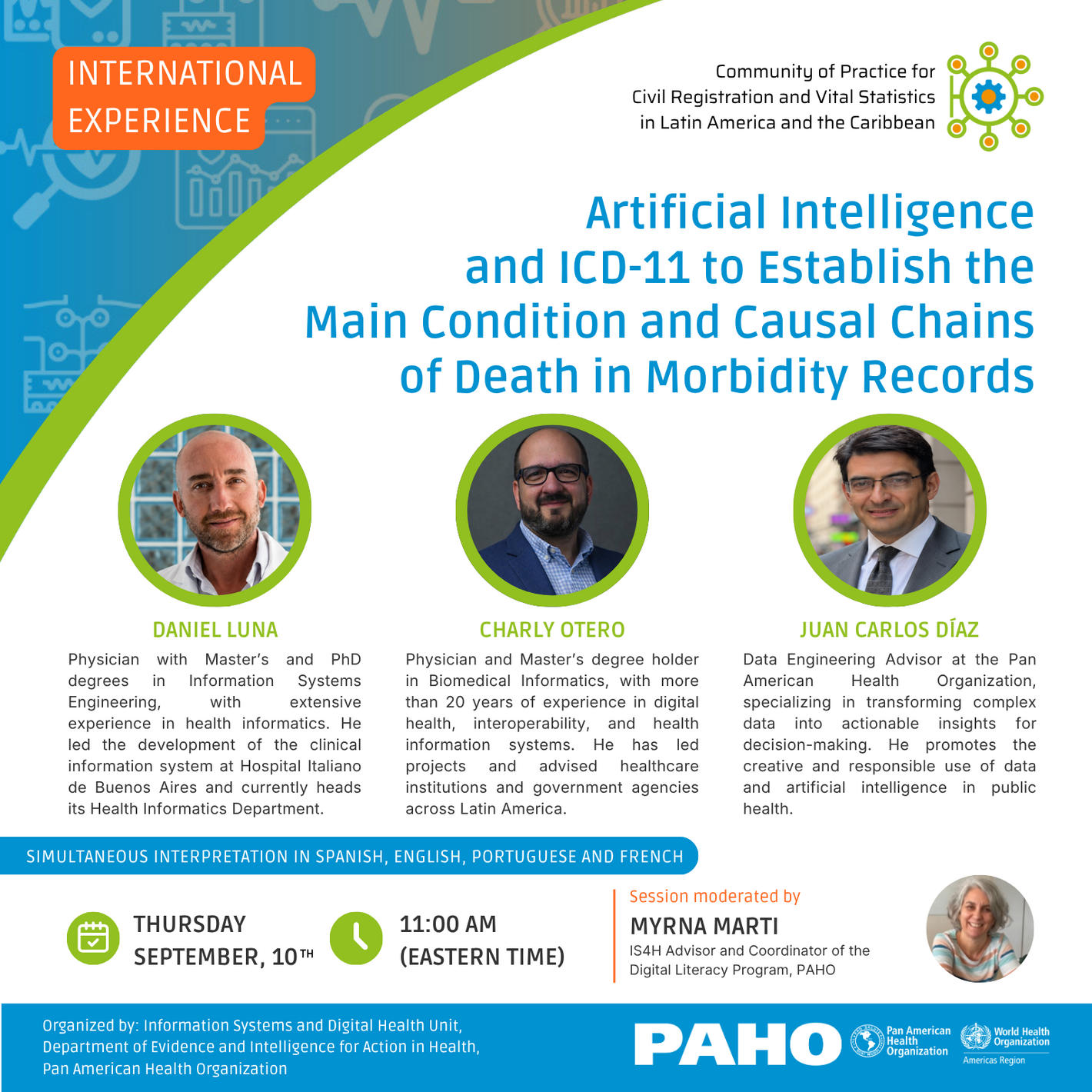 Artificial Intelligence and ICD-11 to Establish the Main Condition and Causal Chains of Death in Morbidity Records