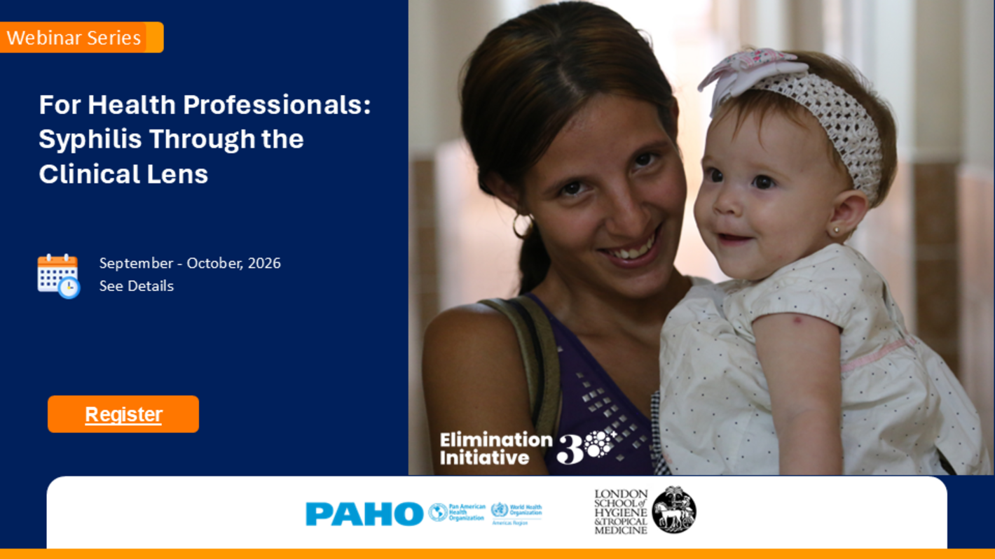 Webinar Series for Health Professionals: Syphilis Through the Clinical Lens