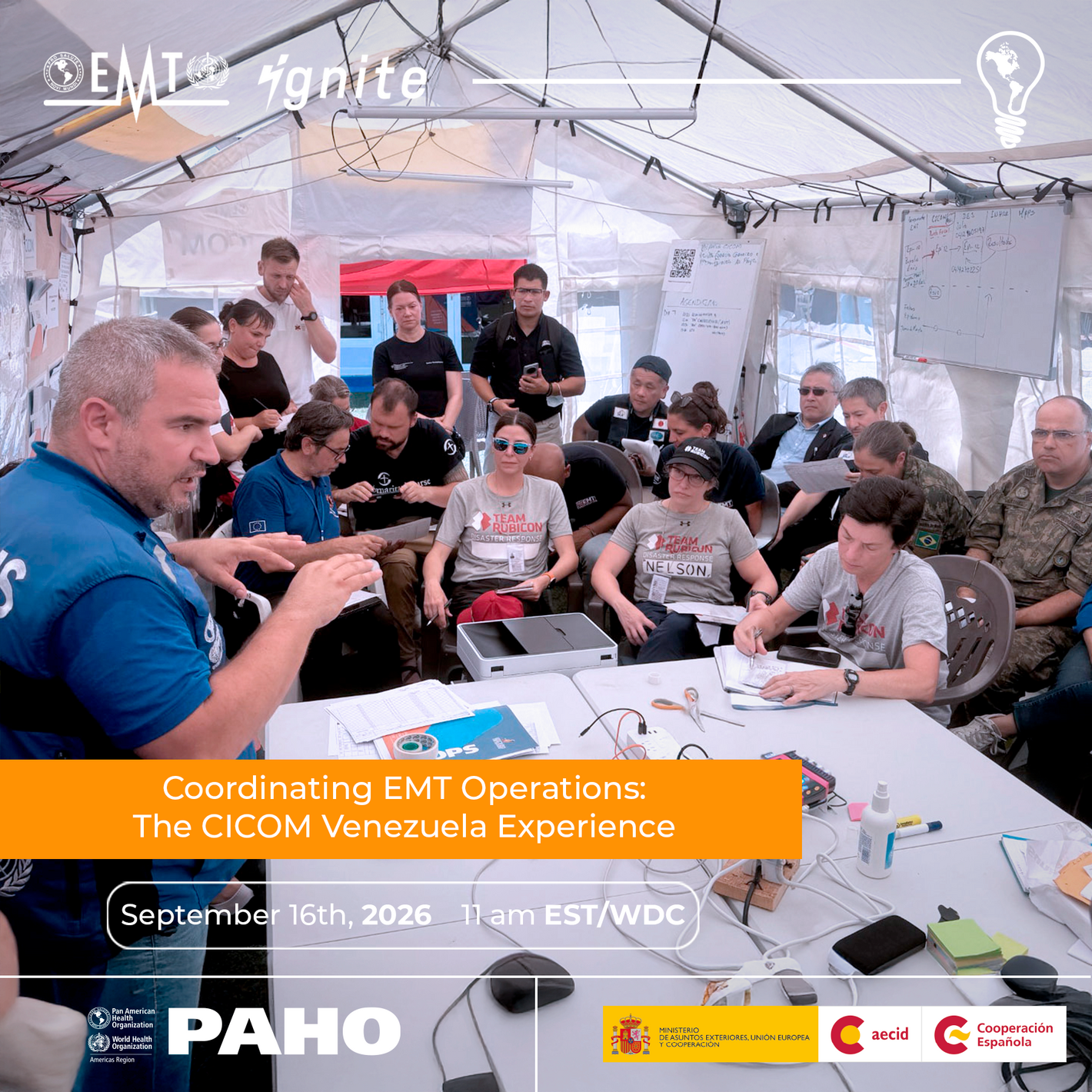 EMTignite "Coordinating EMT Operations: The CICOM Venezuela Experience"