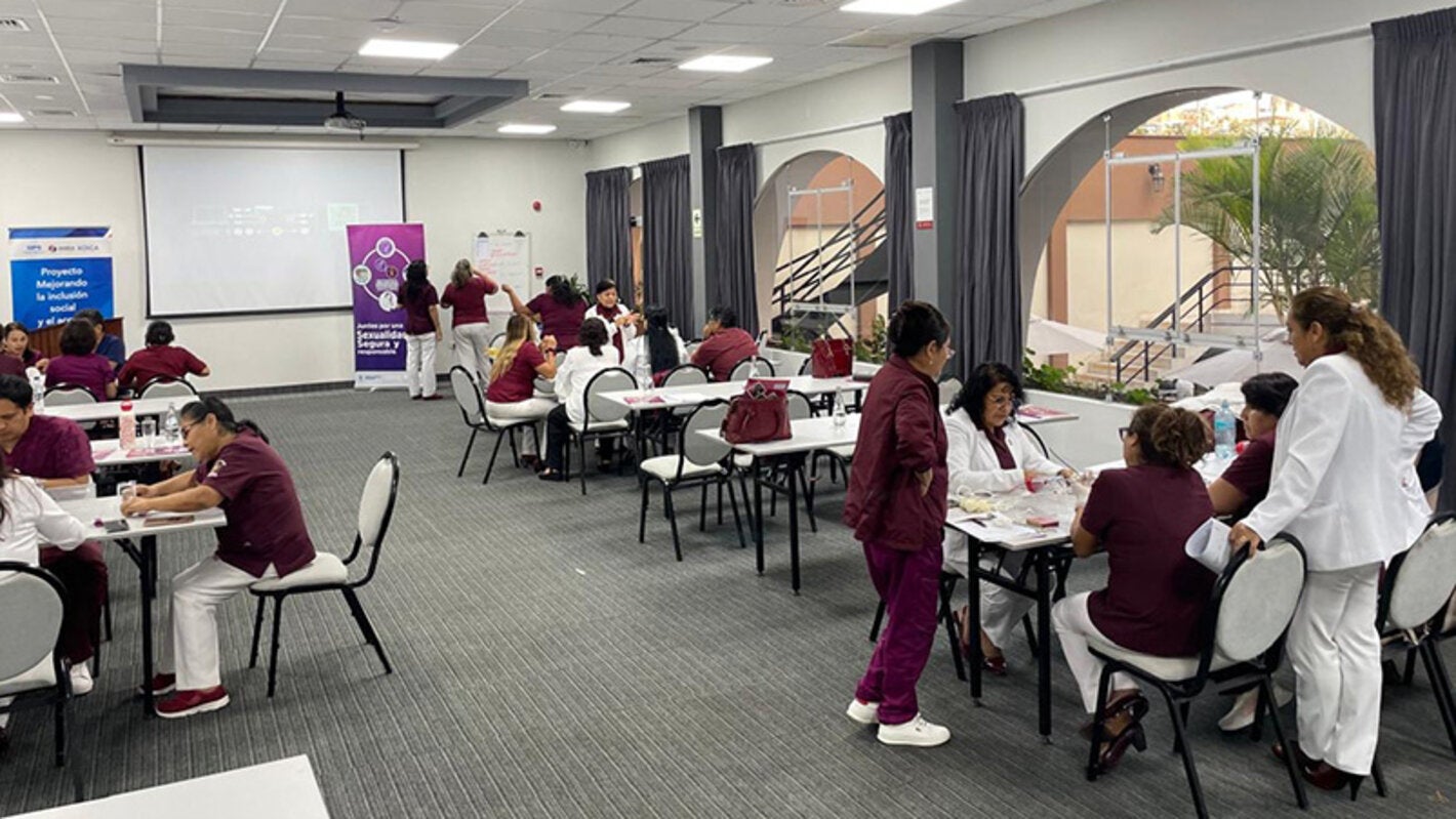 Participantes del Taller sobre Salud Sexual y Reproductiva