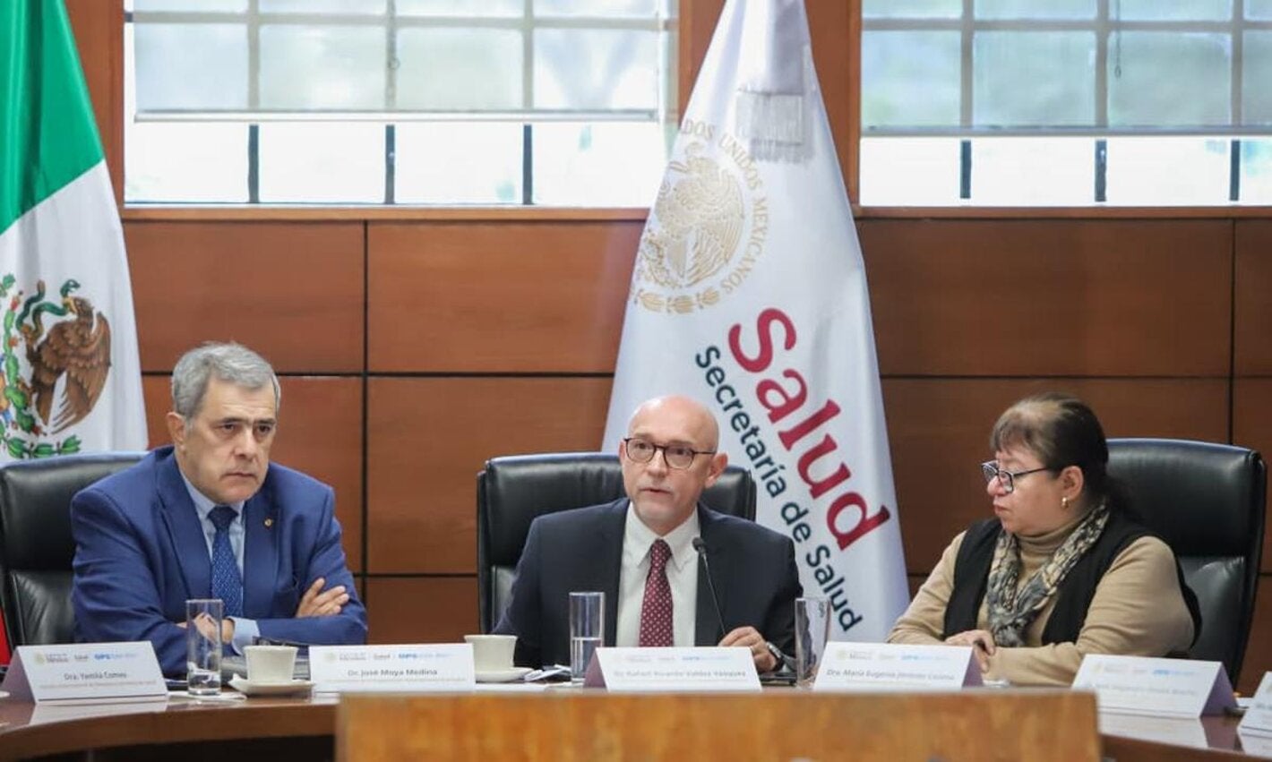 Reunión de trabajo con el bsecretario de Políticas de Salud y Bienestar Poblacional, Rafael Valdez Vázquez 