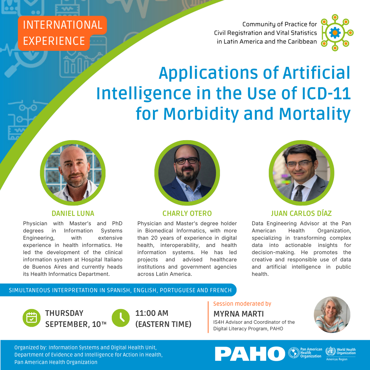 Applications of Artificial Intelligence in the Use of ICD-11 for Morbidity and Mortality