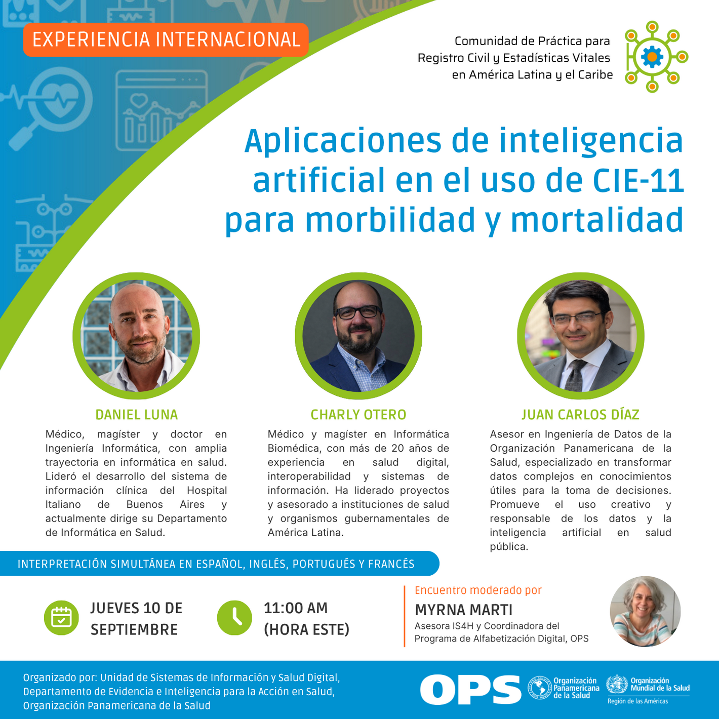 Aplicaciones de inteligencia artificial en el uso de CIE-11 para morbilidad y mortalidad