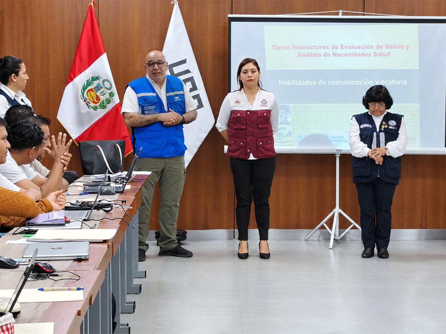 Taller Edan en Chiclayo para fortalecer la respuesta sanitaria de emergencias
