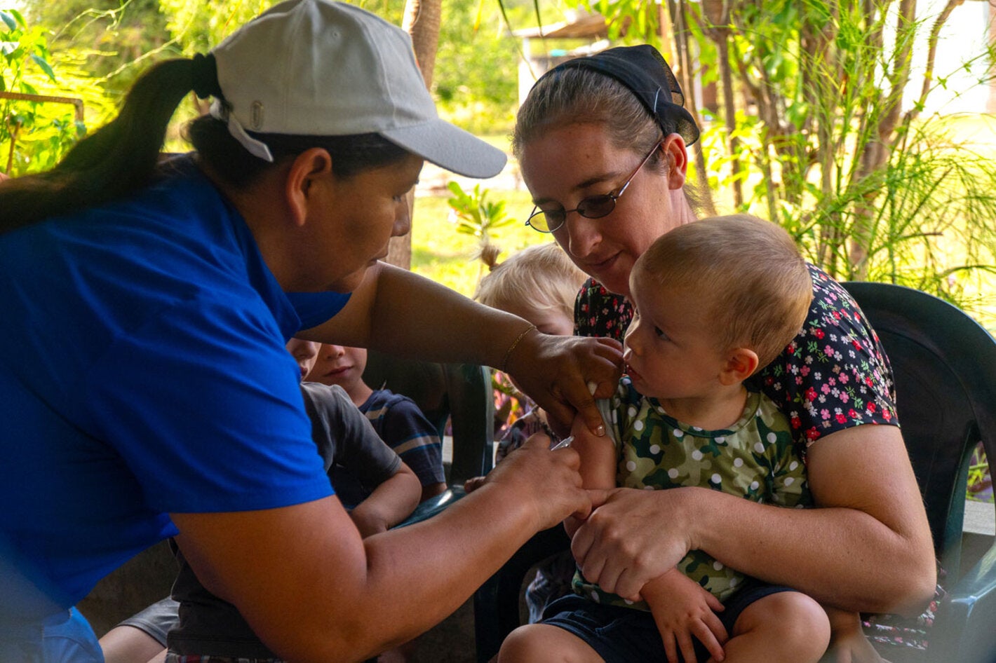 Vaccination of babies