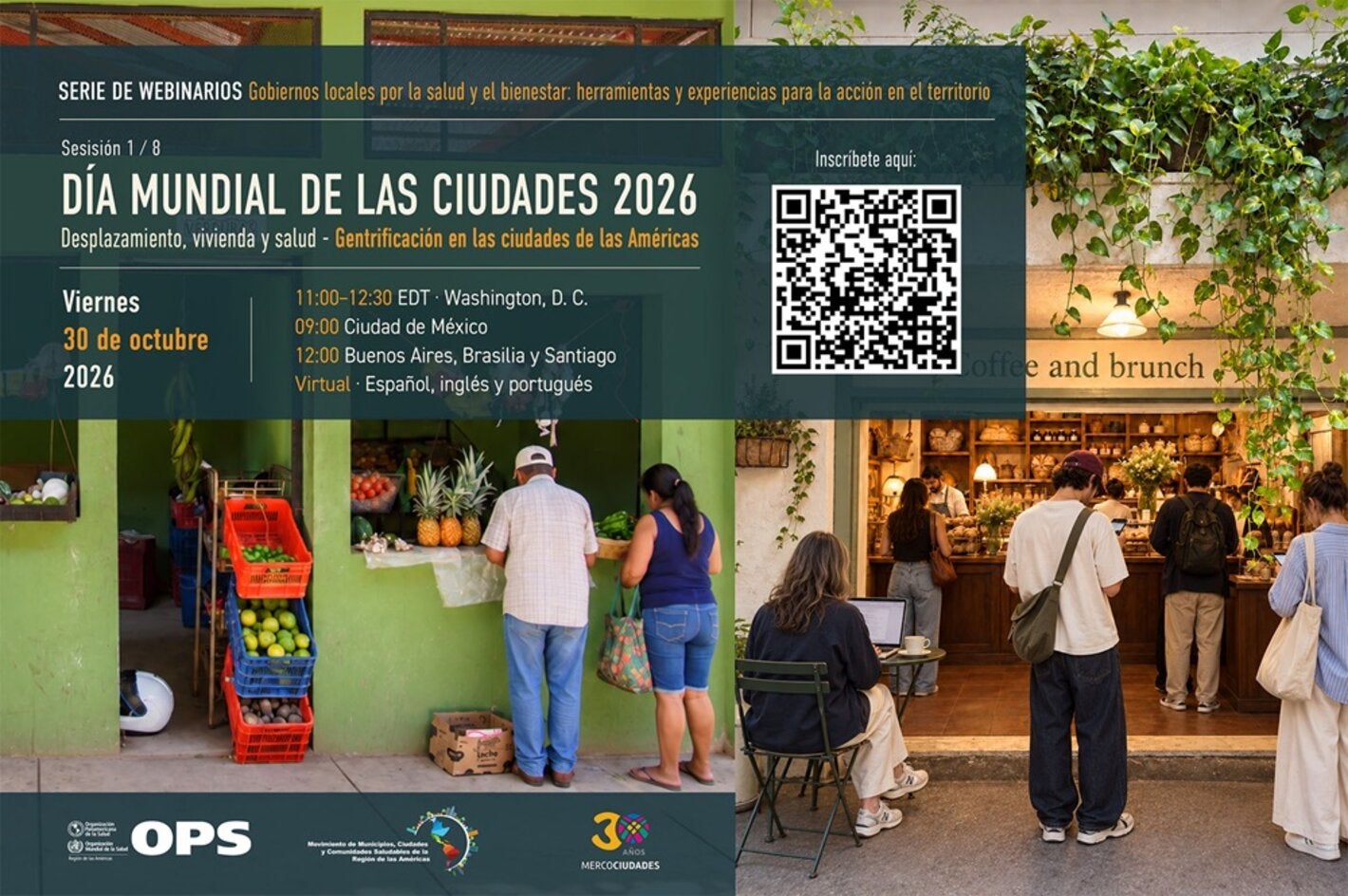Afiche del webinario
