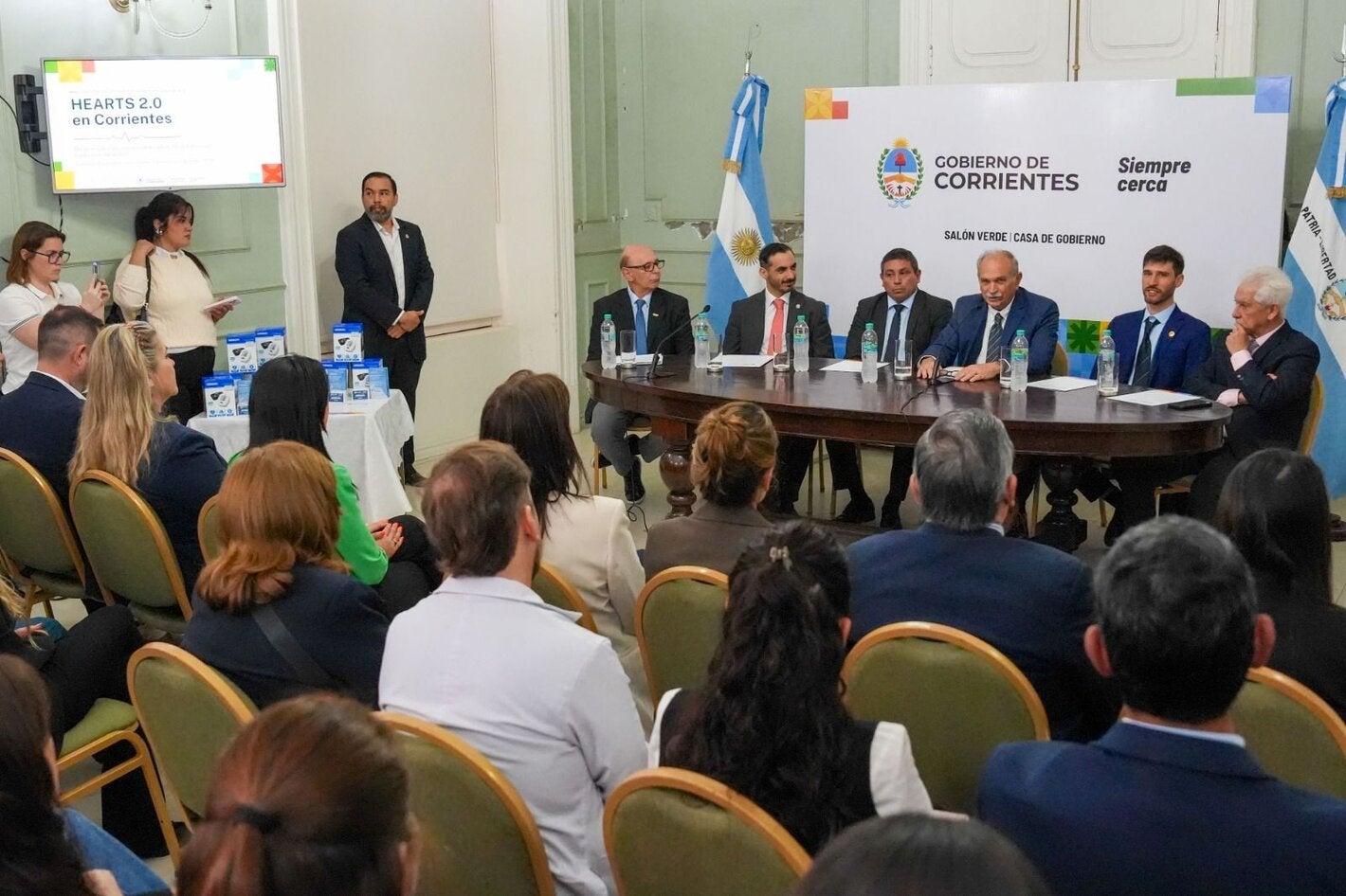 Foto del acto de lanzamiento