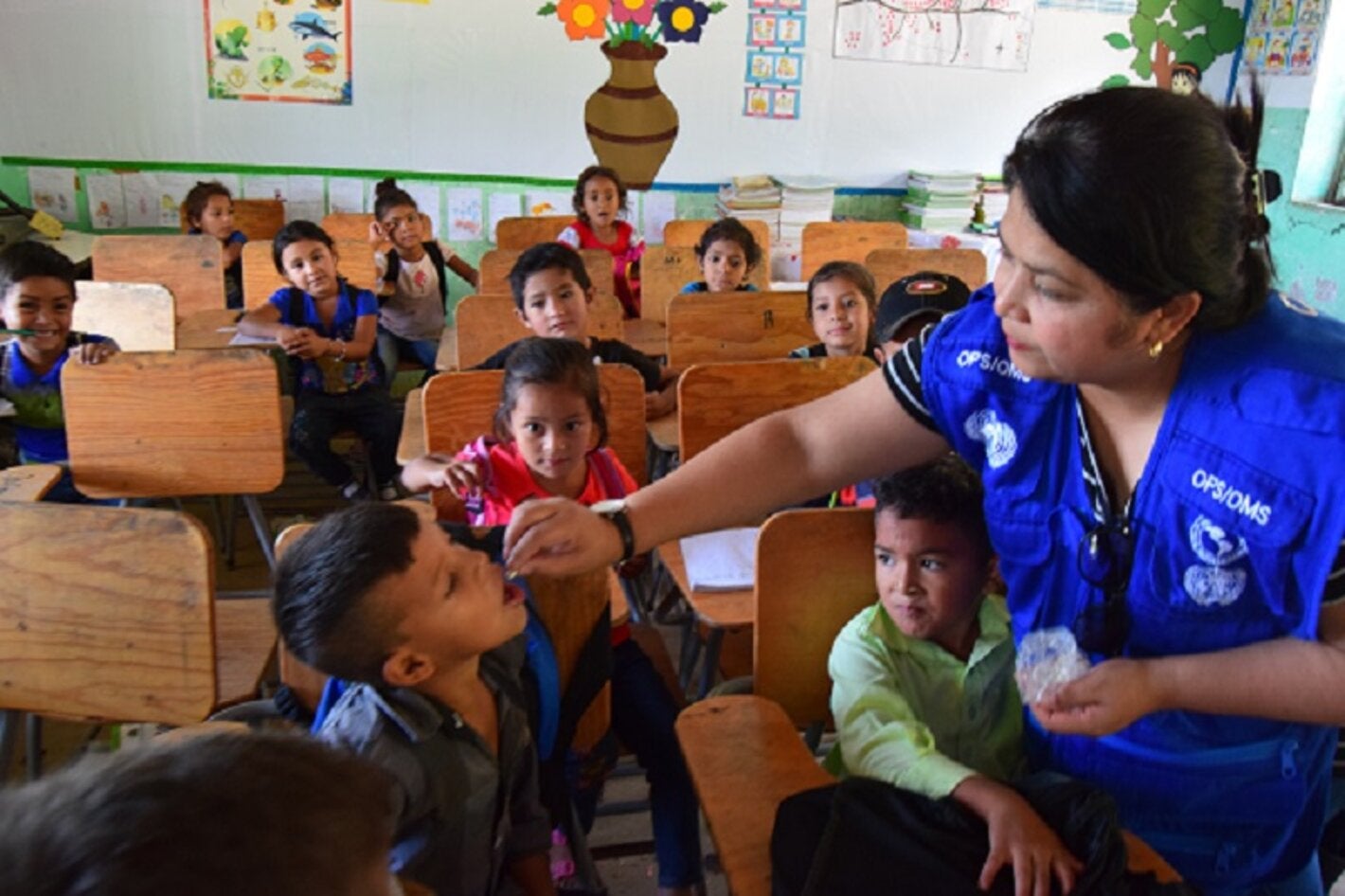 Desparasitación de educandos