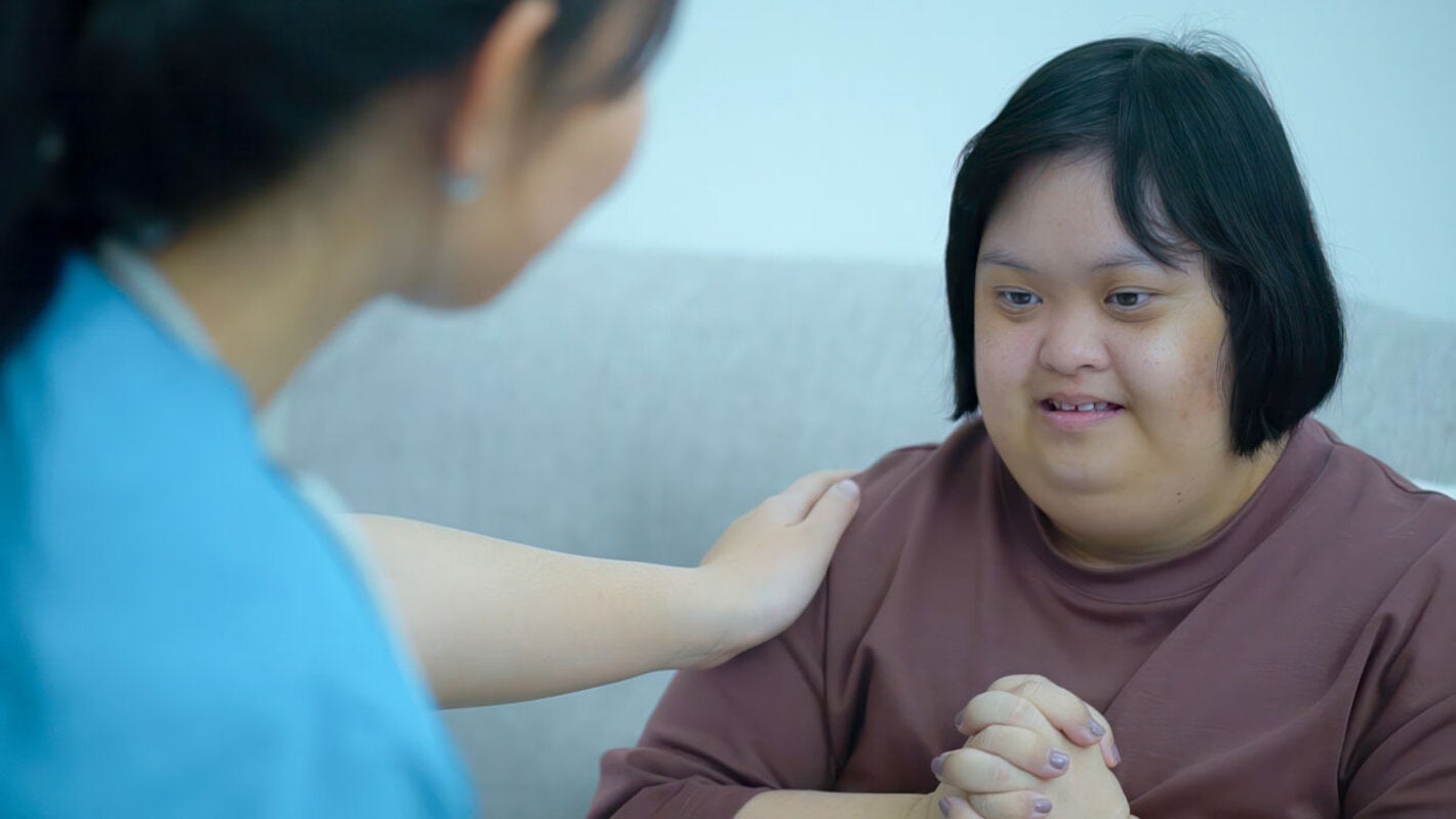 Patient with a disability