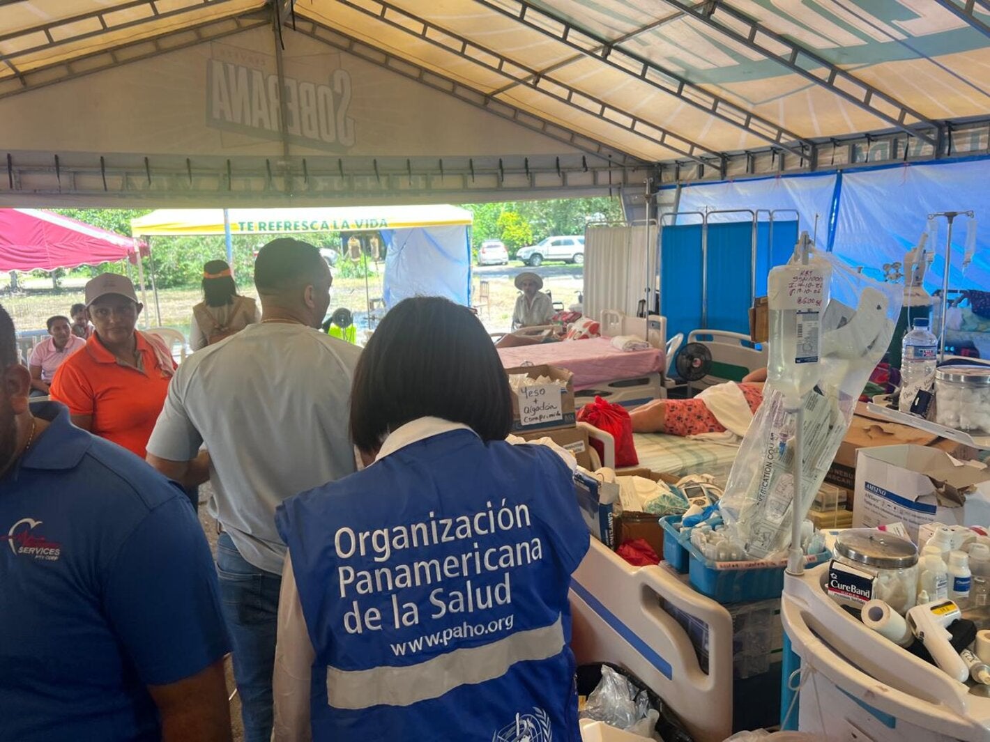 OPS apoya la continuidad de la atención en Tonosí tras el terremoto en Panamá