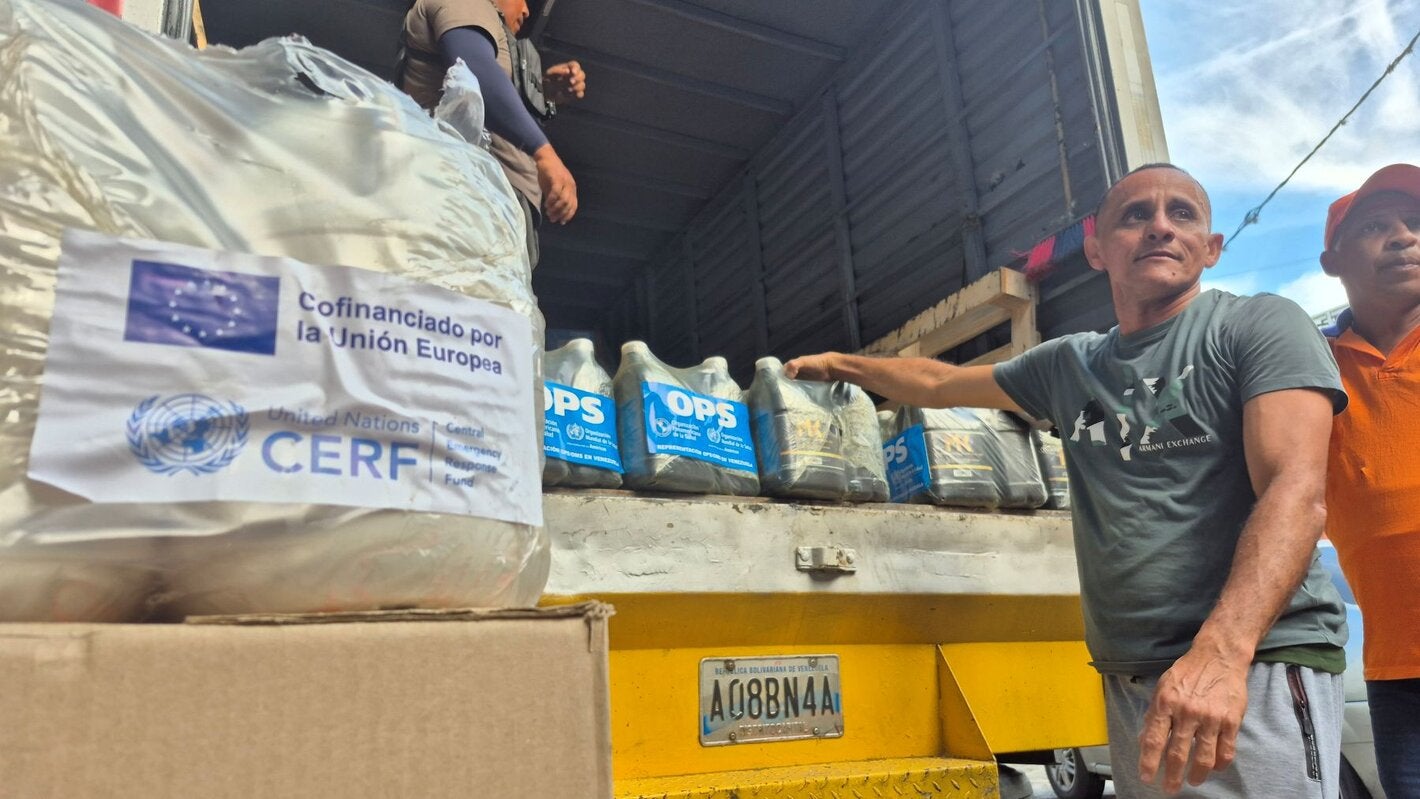 Gracias al proyecto CERF, implementado por la OPS en coordinacón con el MPPS, se pudieron entregar más de 27 toneladas de insumos a ocho establecimientos de salud de La Guaira, Distrito Capital y Miranda