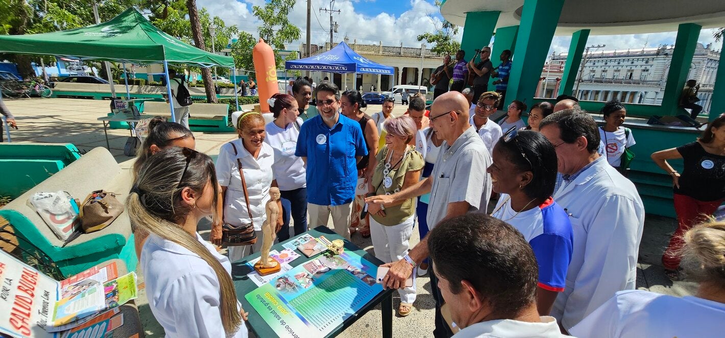 Feria de salud en Pinar el Río con el Movimiento de MCCS