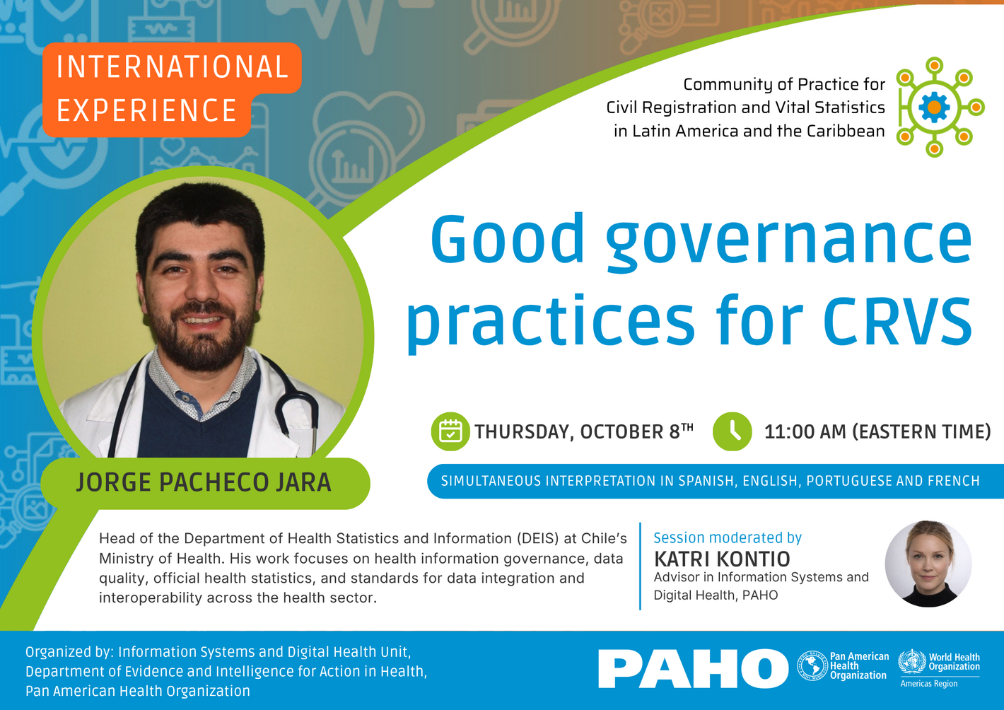 Good governance practices for CRVS