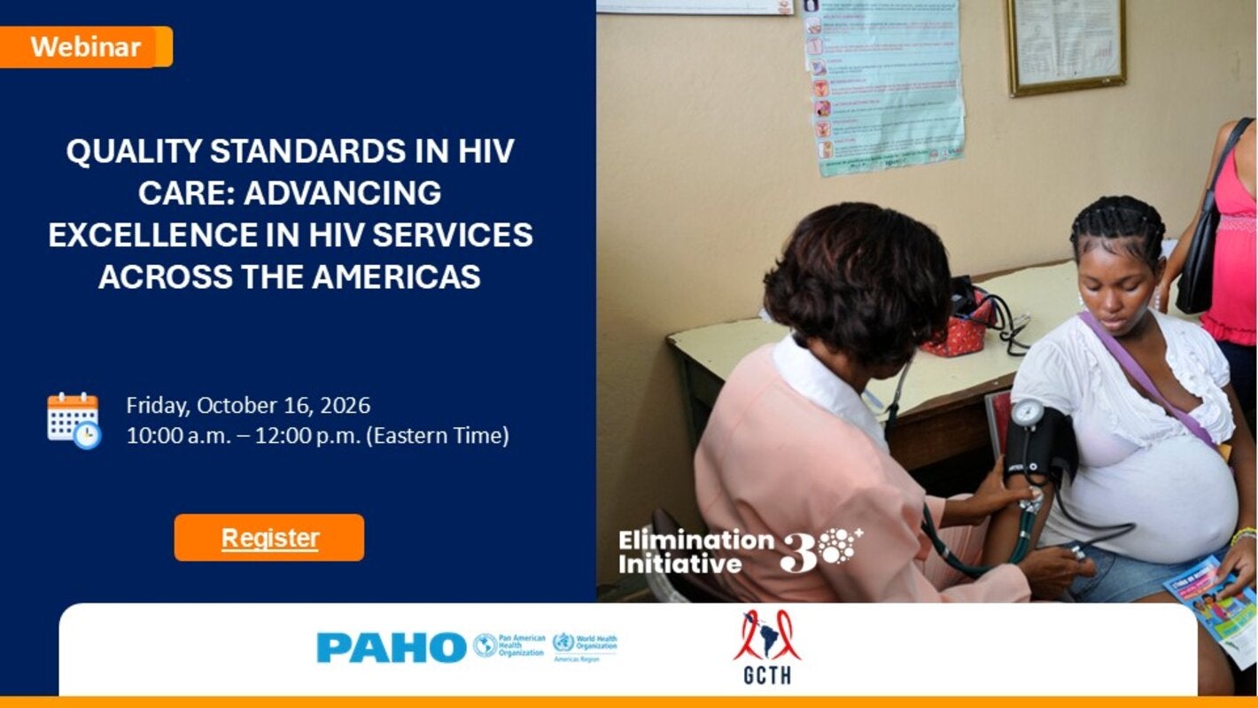 Webinar - Quality standards of care in HIV medical attention in Latin America and the Caribbean