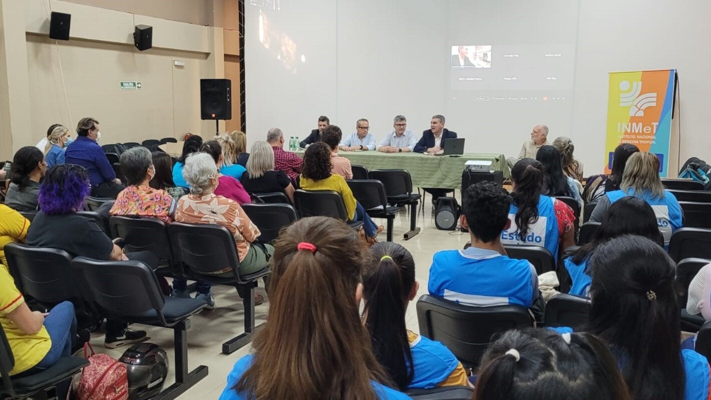 El consultor de OPS/OMS en Argentina, Marcelo Vila, durante la jornada en la provincia de Misiones