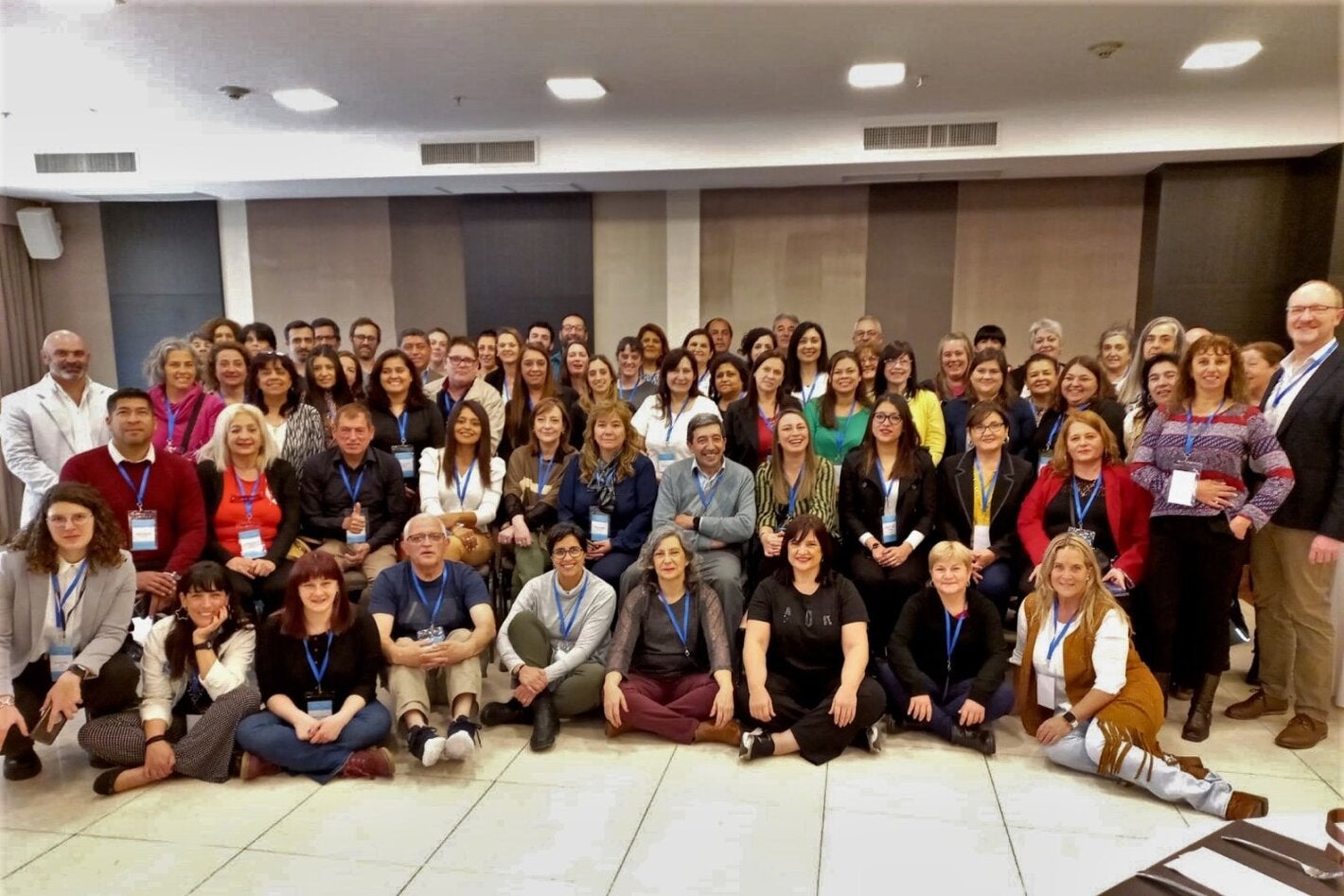 Foto final del encuentro