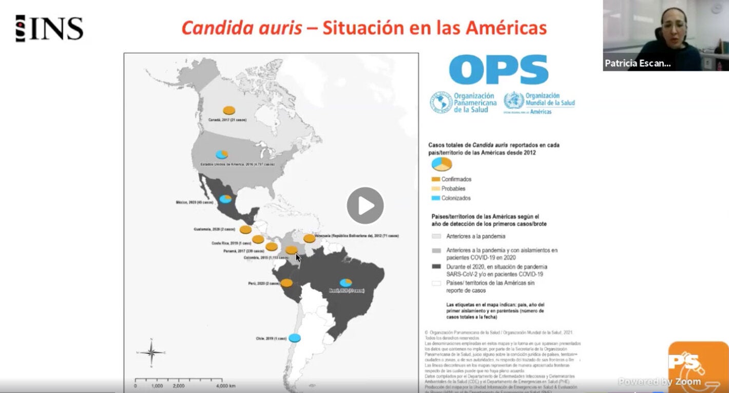 mapa del coninente americano 