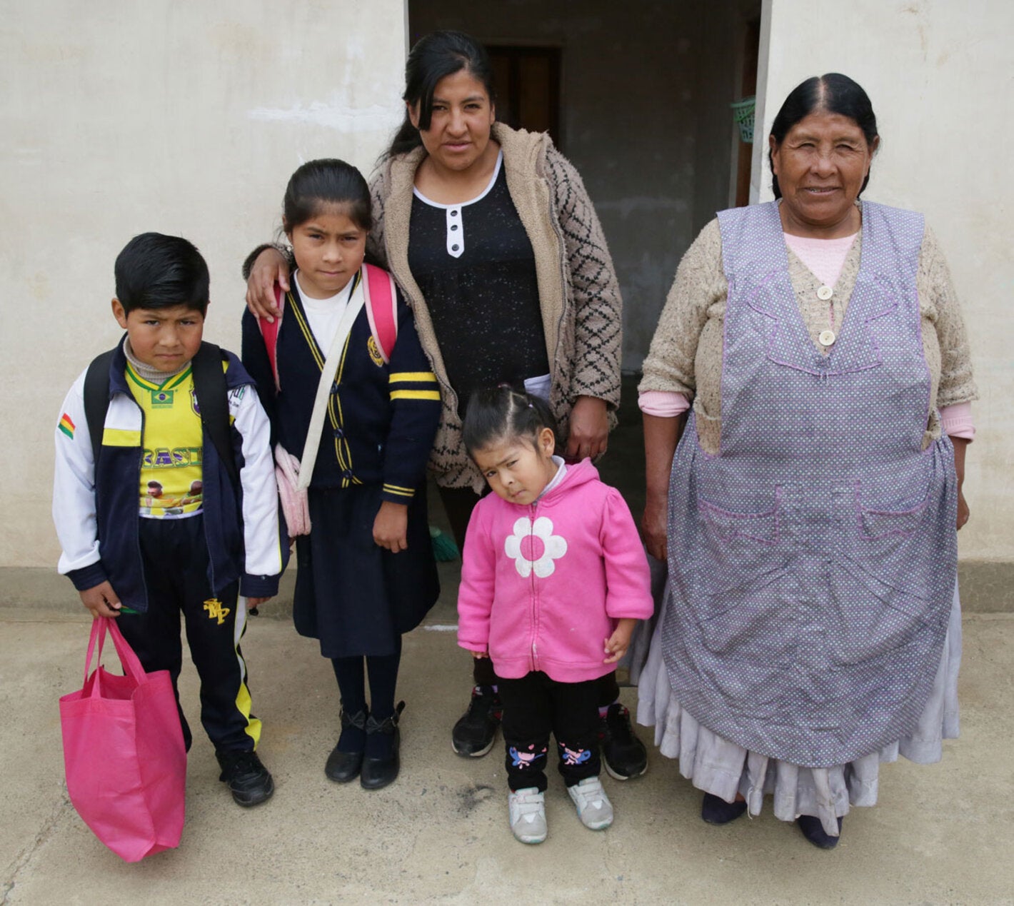 Carla and her family