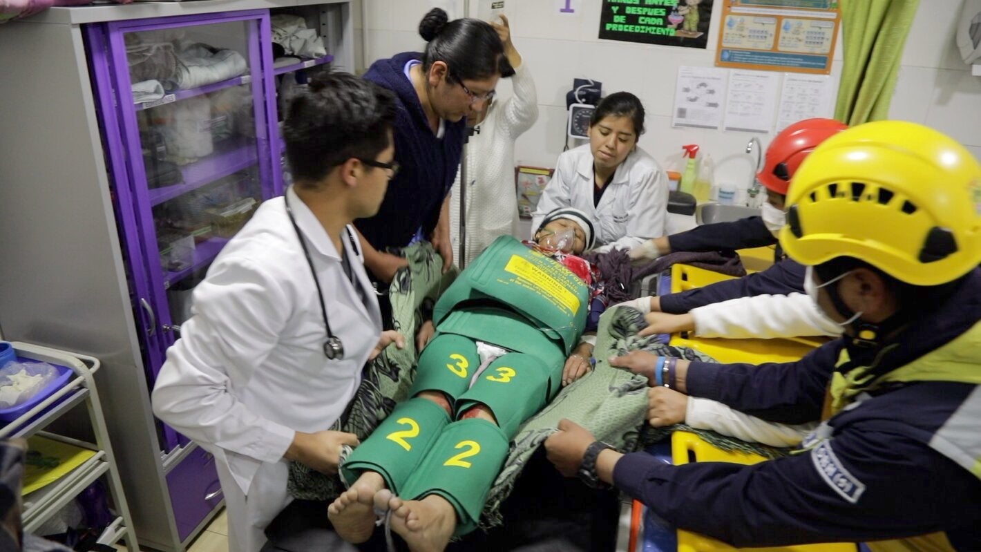 Traje para prevenir hemorragias