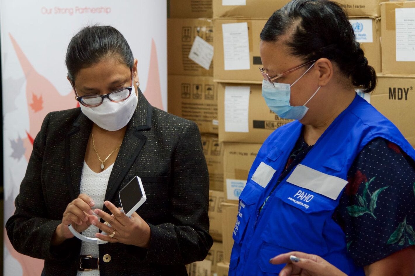 CMO looks at donation