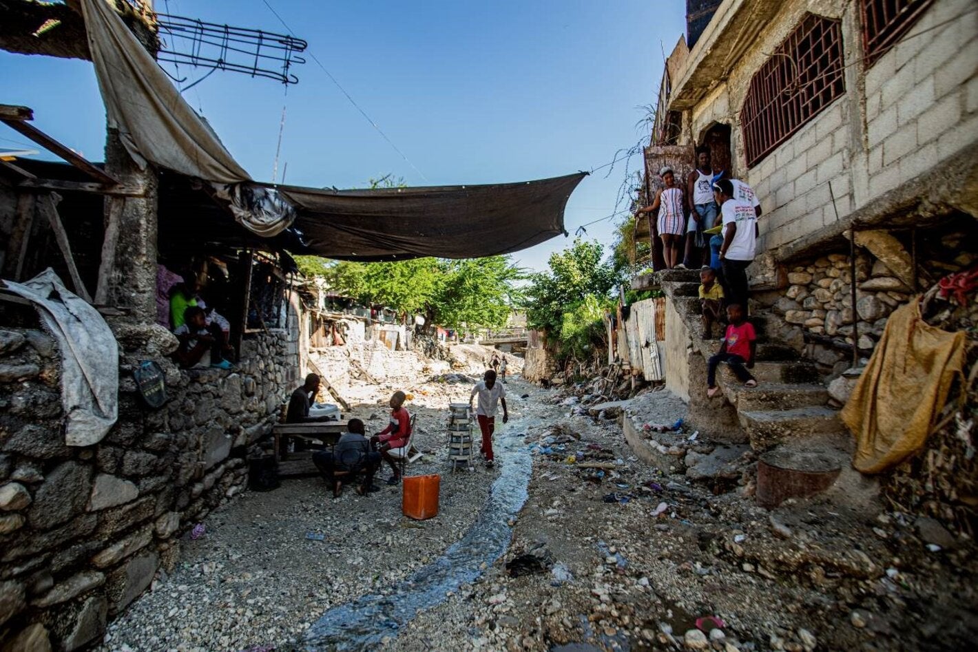 Image of city in Haiti