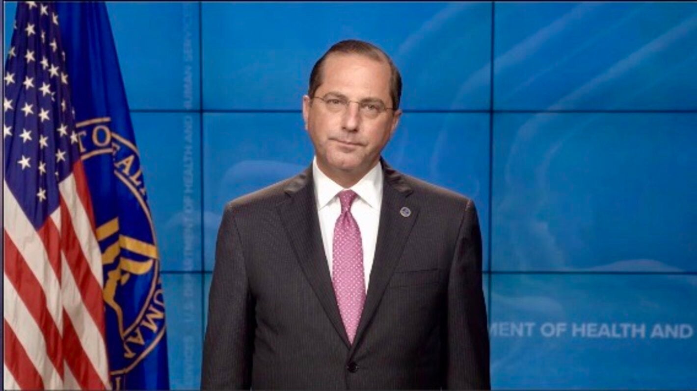 U.S. Secretary of Health Alex Azar II 