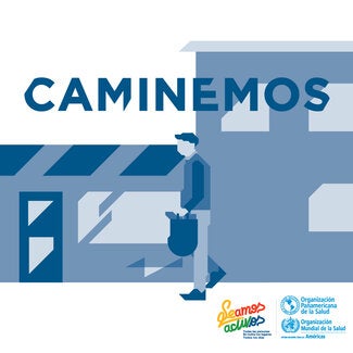 Tarjeta redes sociales: Caminemos