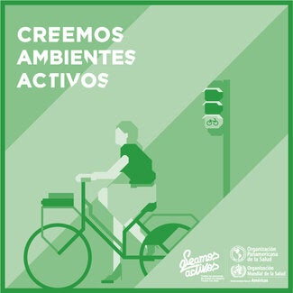 Tarjeta redes sociales: Creemos ambientes activos
