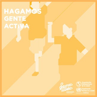 Tarjeta redes sociales: Hagamos gente activa