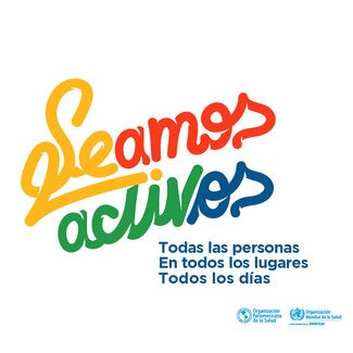 Tarjeta redes sociales: Seamos activos 