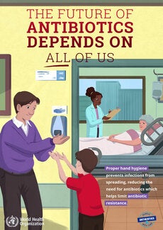 Poster: Proper hand hygiene prevents infections from...