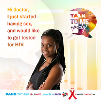 Social media card. Talk to me openly