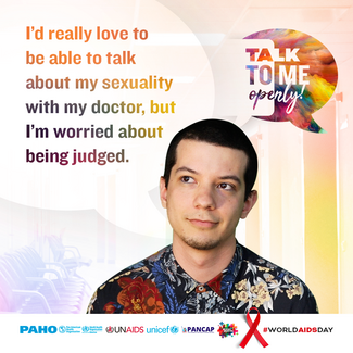 Social media card. Talk to me openly