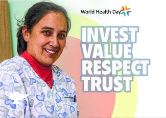 Nurses from Ecuador. World Health Day, April 7 2020