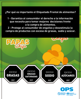 Etiquetado frontal protege a las personas frente a engaños que fomentan el consumo de productos altos en grasa, sodio y azúcar