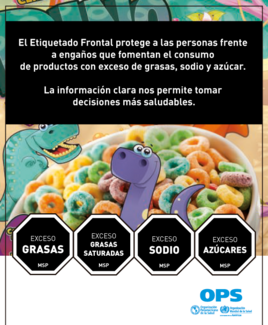 Etiquetado frontal protege a las personas frente a engaños que fomentan el consumo de productos altos en grasa, sodio y azúcar
